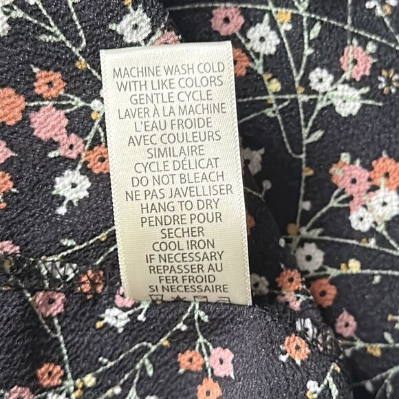 MAX STUDIO Women’s Floral Puff Long Sleeve Maxi Dress Size Small - Picture 11 of 12